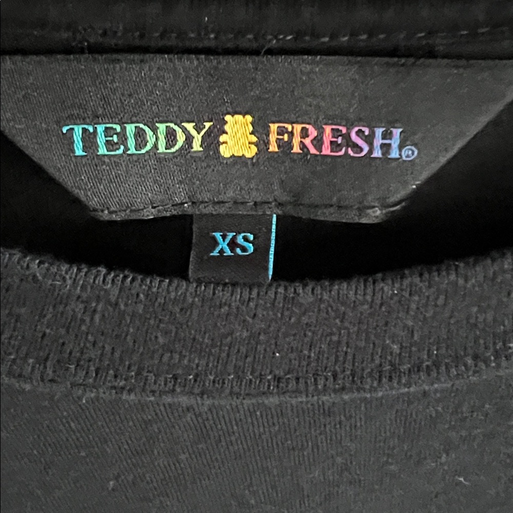 Nwot? Runs Big Embroidered Melt Logo/Drip Logo Oversized Xs Teddy Fresh T-Shirt View 6
